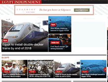 Tablet Screenshot of egyptindependent.com